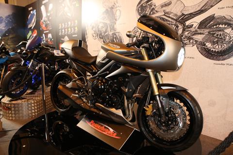 Retro-style faired Street Triple