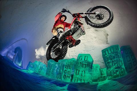 Dougie Lampkin takes on the Snow Village