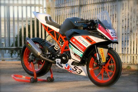 KTM RC390 Cup to get Santander sponsorship