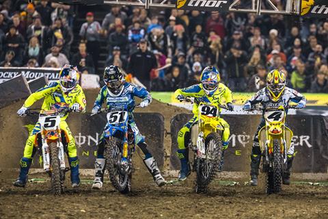 Roczen lays out cards with opening Supercross win