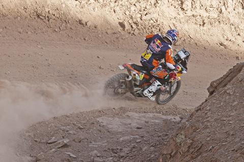 Dakar Stage 4: Sunderland out, Barreda retains control