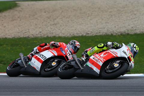 Andrea Iannone relishing Andrea Dovizioso battle