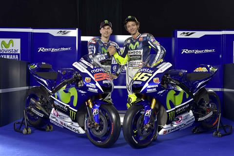 Yamaha unveils Rossi and Lorenzo’s 2015 YZR-M1