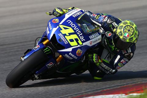 Rossi fastest on opening day in Sepang