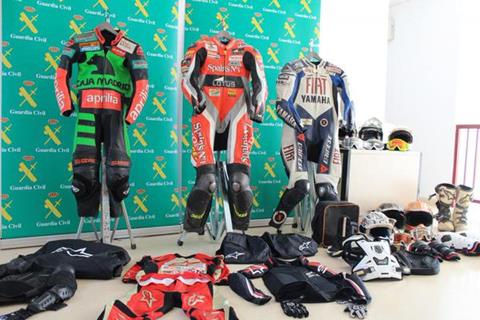 Stolen Lorenzo memorabilia recovered by Spanish police