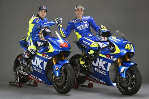 Suzuki reveals title sponsor and 2015 colours