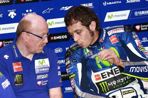 "Lots of effort" on day two for Rossi