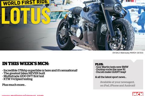 New MCN March 18: Lotus C-01 first ride