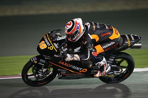 Qatar Moto3: Masbou converts pole to win after frantic battle