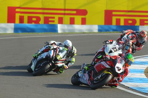 Video: 2015 BSB Donington Race 2 Highlights