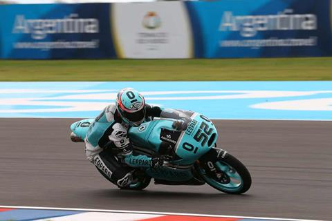 Moto3 Argentina: Kent tops times on opening day