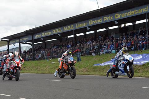 Joey Dunlop Grandstand at UGP becomes temporary