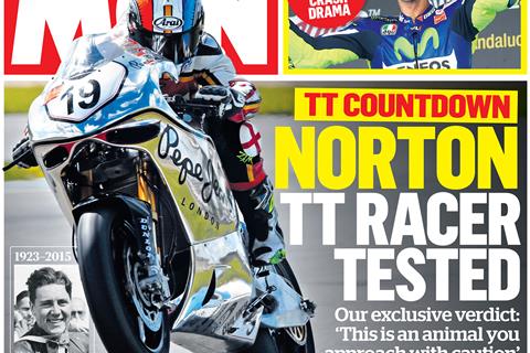 New MCN May 6: Norton TT racer ridden