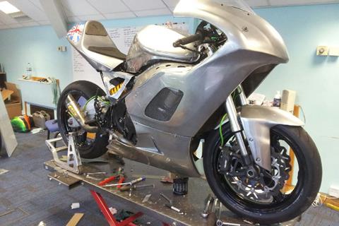 First glimpse of Norton Lightweight TT bike