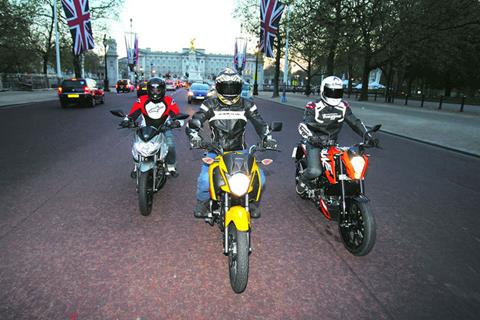 City Slickers: HONDA CB125F v KTM 125 Duke v KYMCO CK1 125