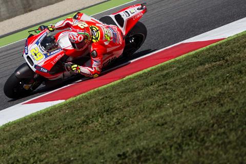 Ducati on pole at home with Iannone setting the pace