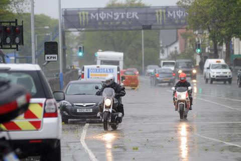 TT practice rained off as severe storm hits Isle of Man