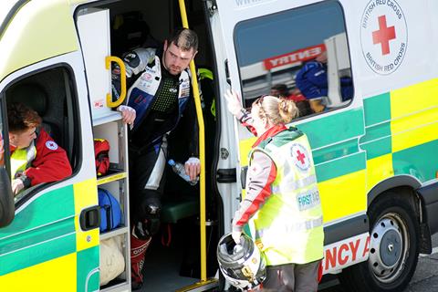 Dunlop ok after Superbike TT crash