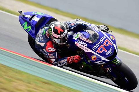 Lorenzo leads way in warmup