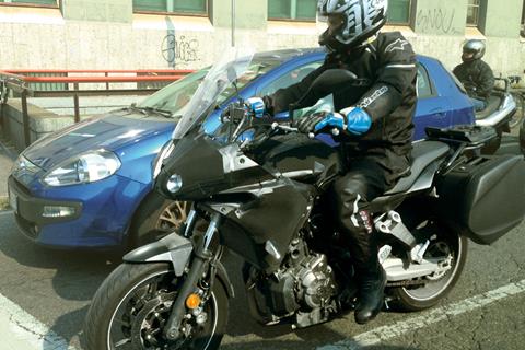 New Yamaha MT-07 Tracer spied testing  