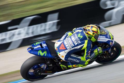 Rossi sets the pace in Dutch dash