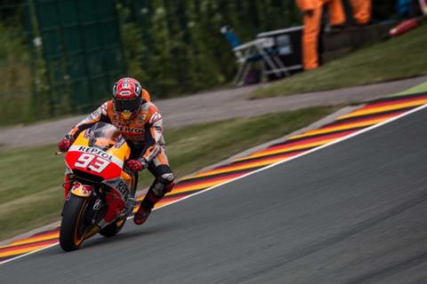 Marquez takes German pole