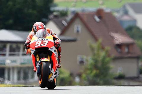 Marquez leads Honda one-two in  Germany