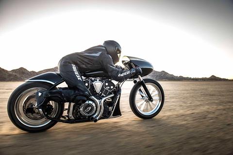 Indian reveals custom Black Bullet Scout