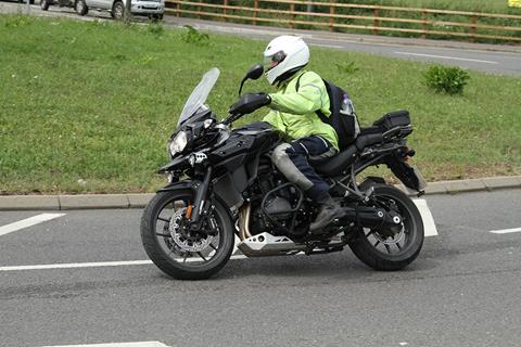 New Triumph Explorer spotted testing