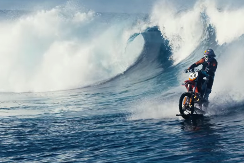 Video: Robbie Maddison rides a wave