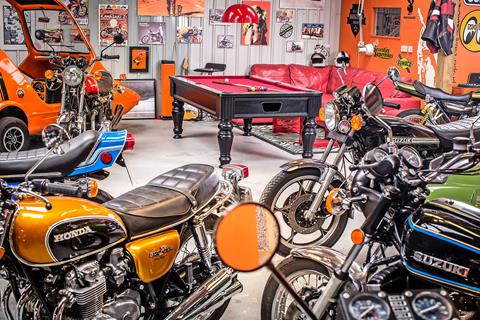 Inside the ultimate 70s man cave. Help yourself to fondue