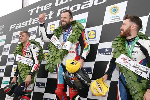 Anstey takes win in red flagged superbike race