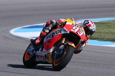 Marquez fastest, Dovi forced into QP1