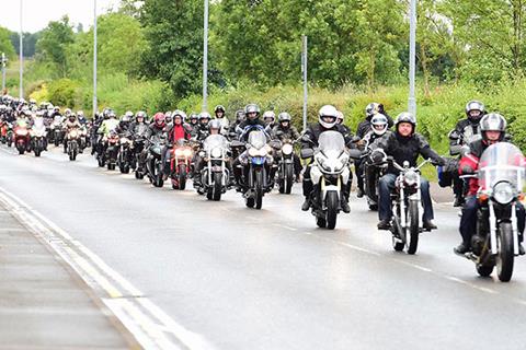 Triumph rideout sets record