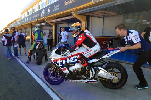 BMW superbike shootout in Valencia