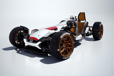 Honda reveal MotoGP powered four-wheeler