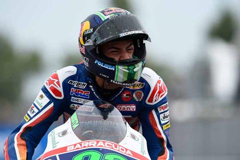 Bastianini fastest despite crah