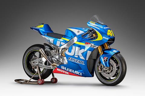 Underneath Aleix’s Suzuki GSX-RR