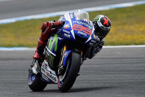 Lorenzo sets pace in opening practice