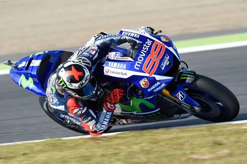 Lorenzo and Iannone under lap record in FP3