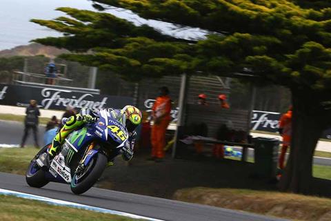 Rossi not worried about being ninth