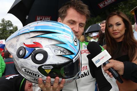 Win James Ellison’s Motorcycle Live Shoei Helmet