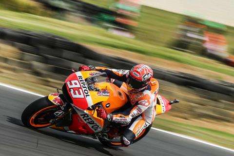 Marquez fastest with field set for Q2