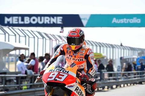 Marquez fastest but Lorenzo lays down marker