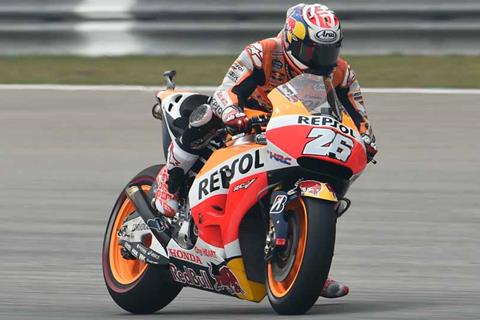 Pedrosa sets a hot pace ahead of qualifying