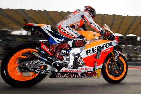 Marquez and Lorenzo lead morning warmup