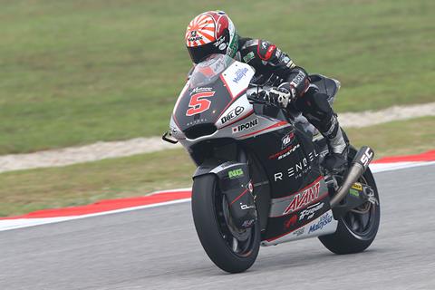 Zarco steals Moto2 win from Luthi