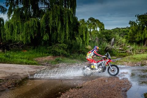 Honda sweep podium as Barreda takes lead in overall standing