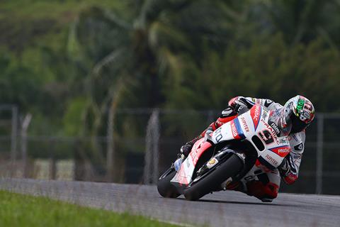 Surprise fastest lap from Petrucci on day two of test