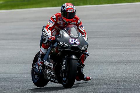 Dovizioso hits the wall in Ducati development at Sepang